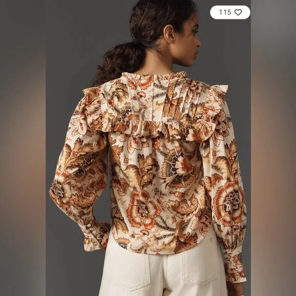 Love The Label Tallulah Blouse, Size S - Picture 4 of 16